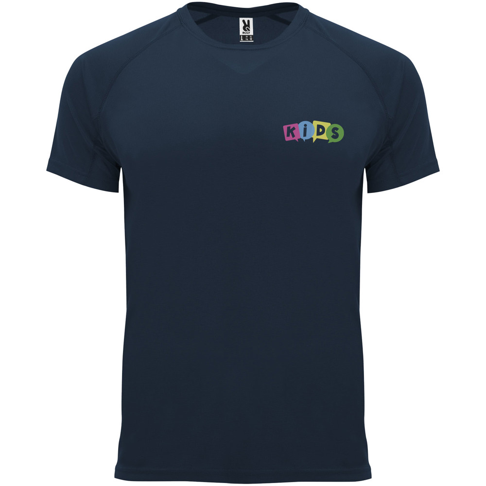 Bahrain 135 g/m² sportshirt met korte mouwen voor kinderen