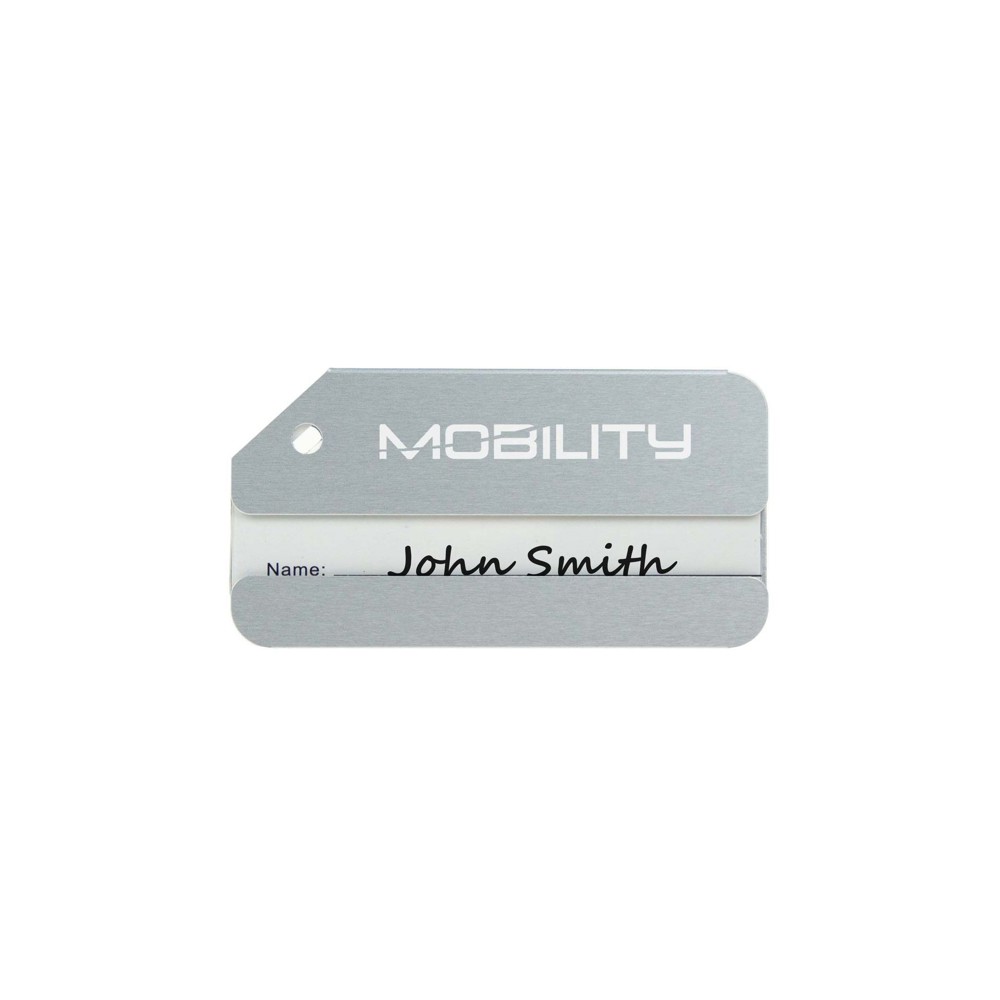 Luggage Tag Aluminium- Zilver
