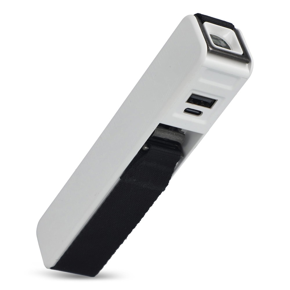 5-in-1 Travel Powerbank 2600 mAh - Bagageweegschaal - Zaklamp - Liniaal - Thermometer