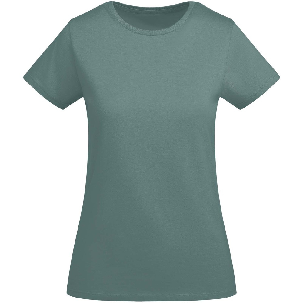 Breda 175 g/m² biologisch katoenen dames T-shirt met korte mouwen - Kalm blauw
