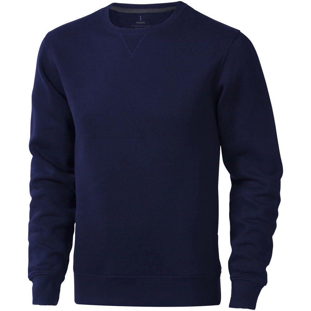 Arora 300 g/m² unisex sweater met ronde hals - Marineblauw