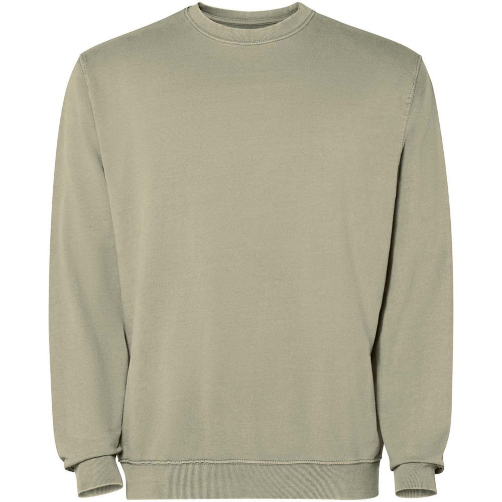 Jaya 250 g/m² unisex trui met ronde hals - Khaki