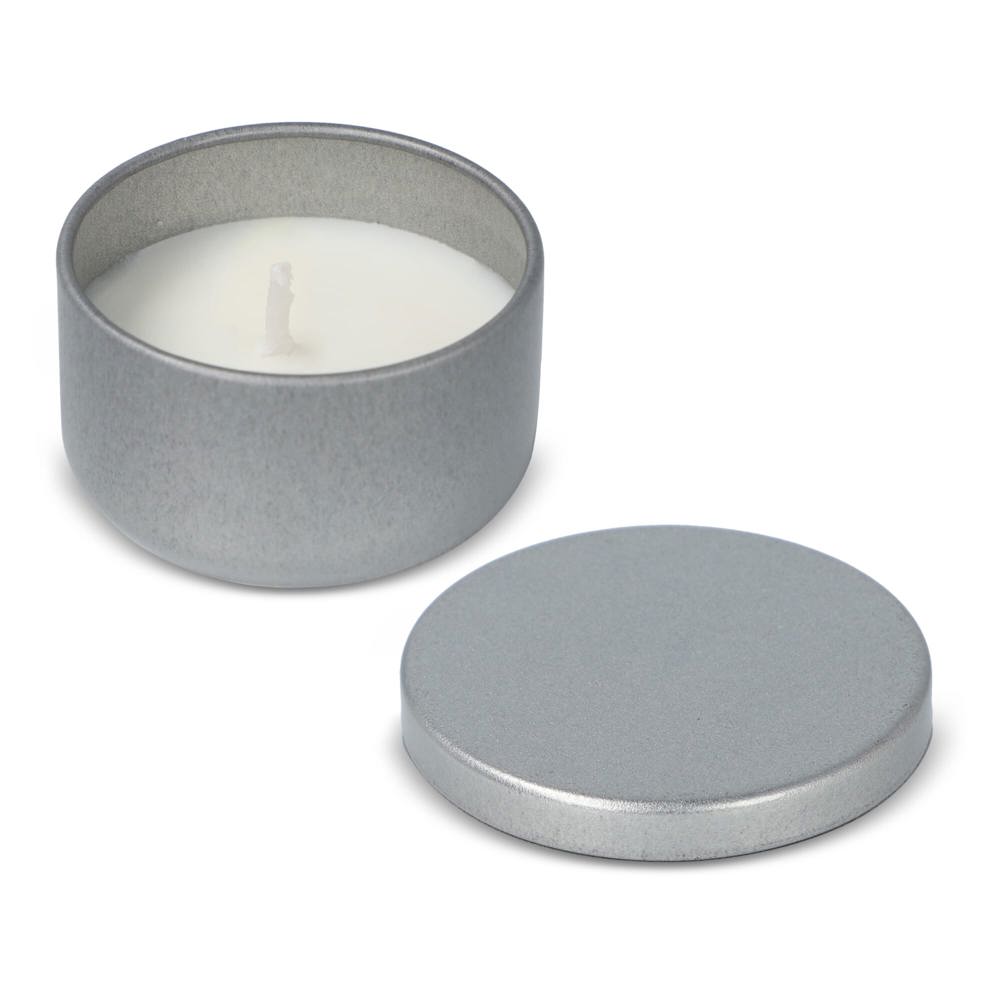 Asana plantaardige kaars in gerecycled blik