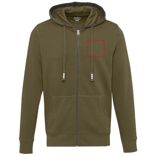 Arora 300 g/m² unisex hoodie met ritssluiting