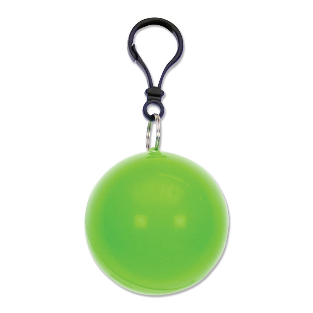 Bal met regenponcho - Lichtgroen