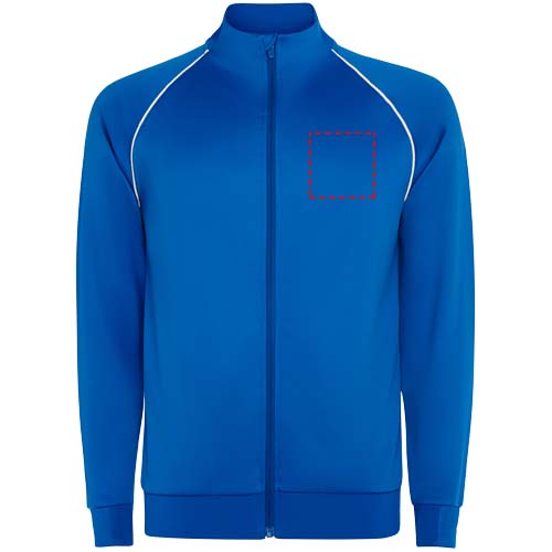 Valier herensweatshirt met doorlopende rits