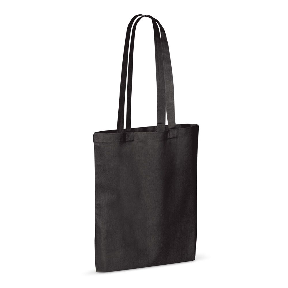 Schoudertas katoen OEKO-TEX® 140g/m² 38x42cm - Zwart