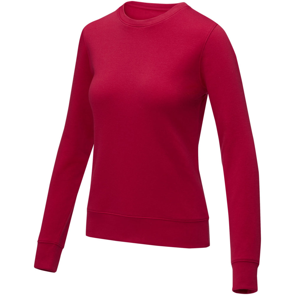 Zenon dames sweater met crewneck - Rood