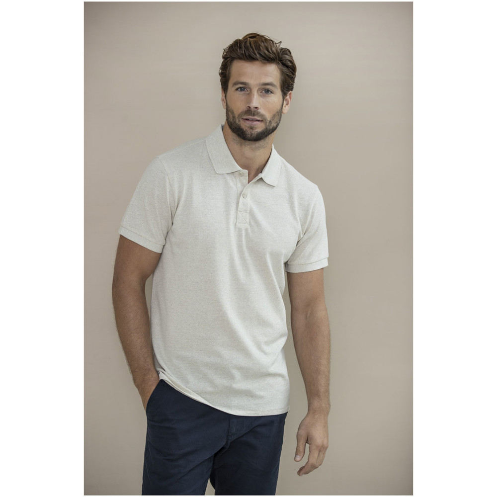 Emerald 200 g/m² unisex Aware™ gerecyclede polo met korte mouwen