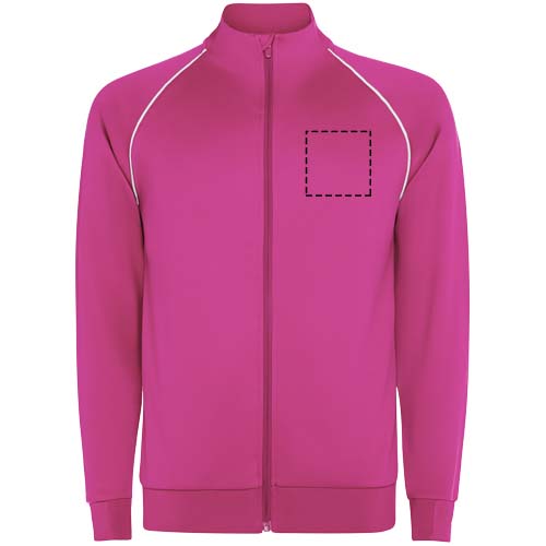 Valier herensweatshirt met doorlopende rits