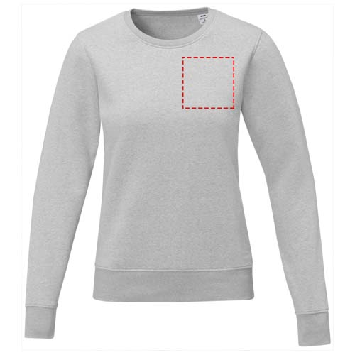 Zenon dames sweater met crewneck