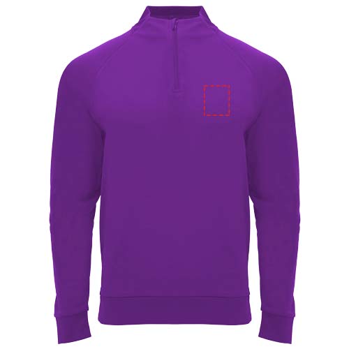 Epiro 200 g/m² sweatshirt met lange mouwen en kwartrits voor kinderen
