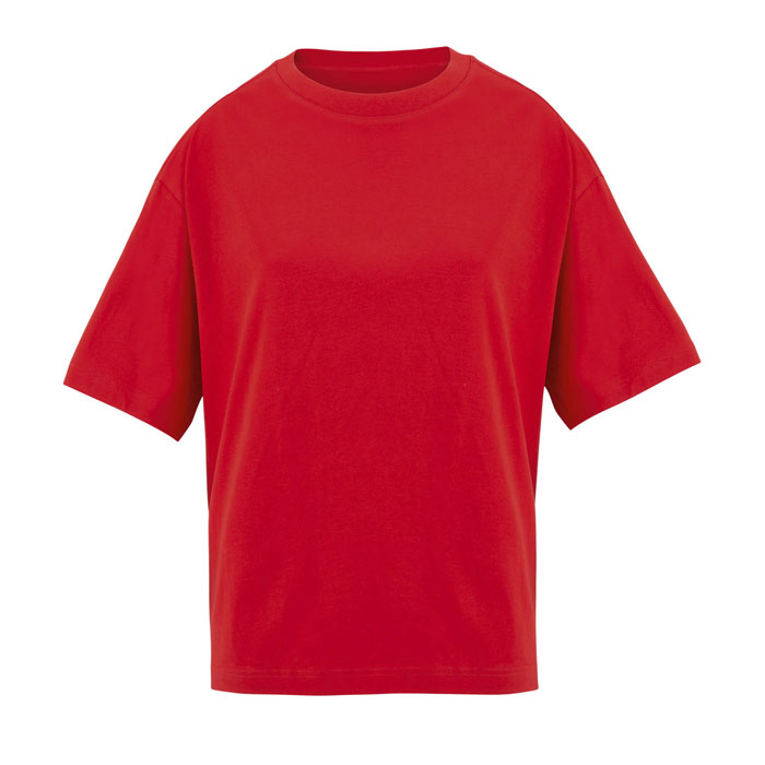 BOXY WOMEN - BOXY OVERSIZE T-SHIRT DAMES - Helder Rood