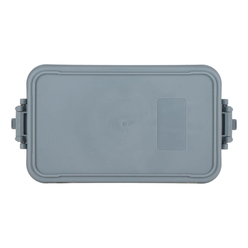 Dubbellaagse Lunchbox met Bestek