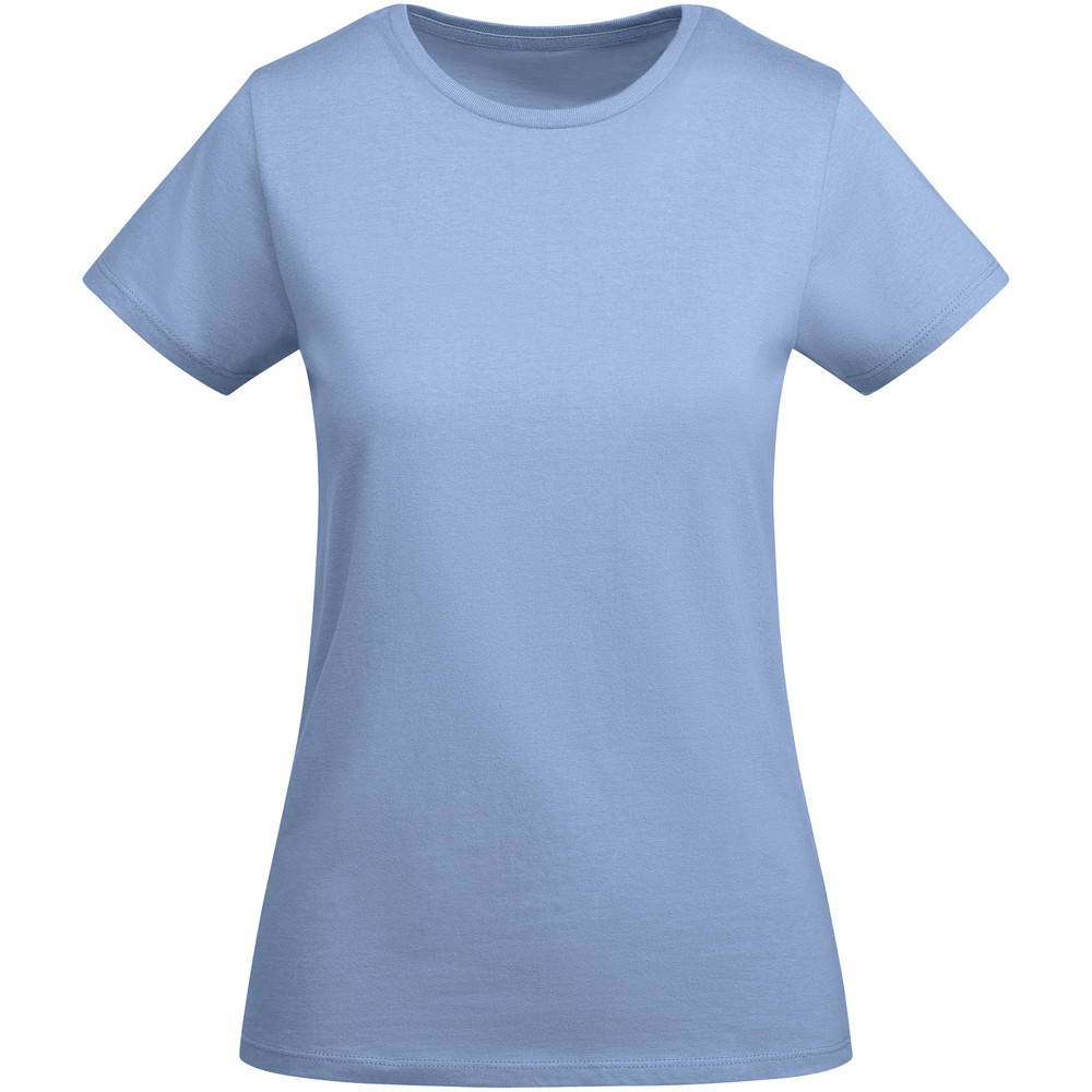 Breda 175 g/m² biologisch katoenen dames T-shirt met korte mouwen - Hemelsblauw
