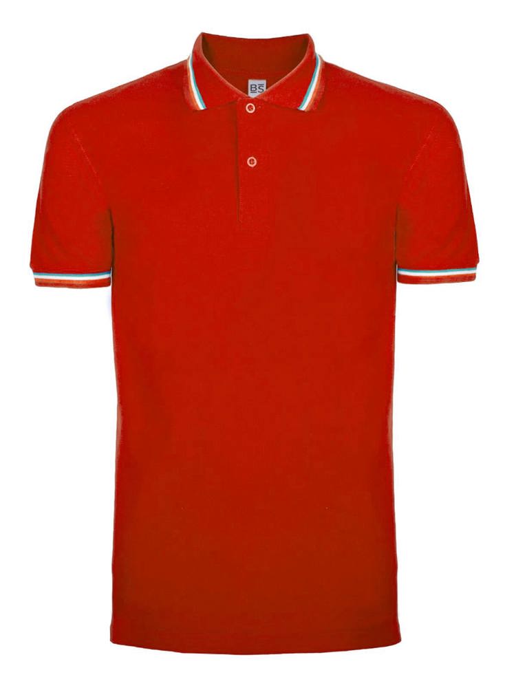 BS Italy polo, 200 gr/m² - Rood (PMS 186c)