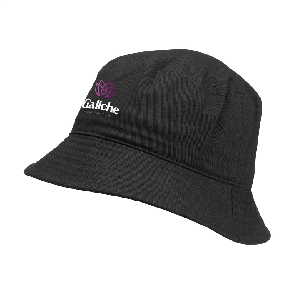 Harber GRS Recycled Bucket Hat - Zwart