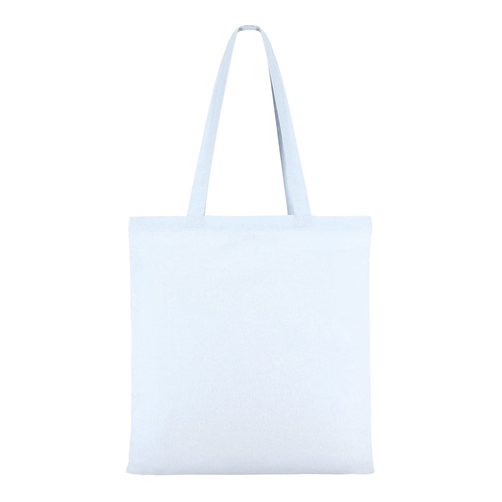 Schoudertas katoen OEKO-TEX® 140g/m² 38x42cm - Pastel blauw