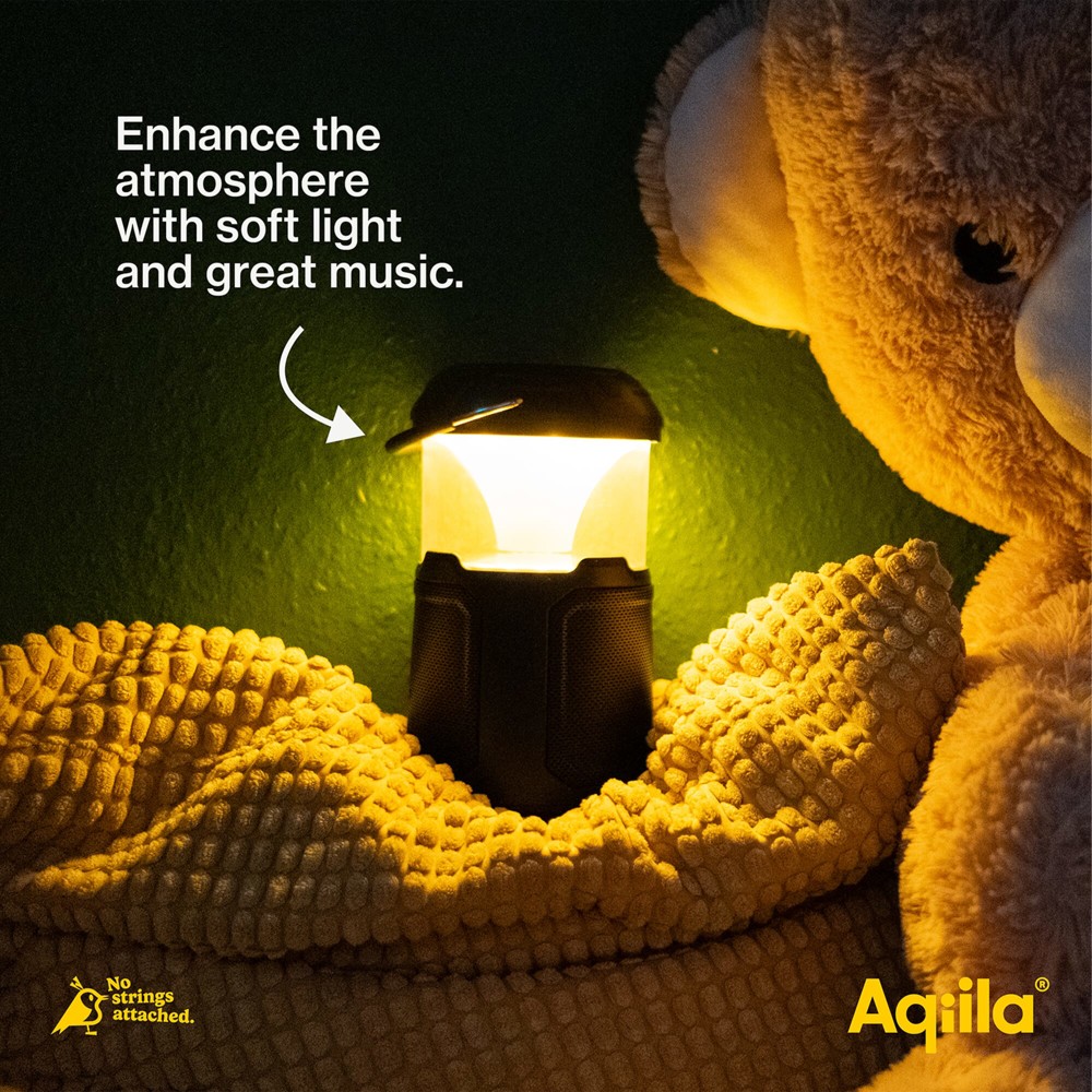 Aqiila Soundbird B10 Bluetooth Speaker met Lamp en Powerbank