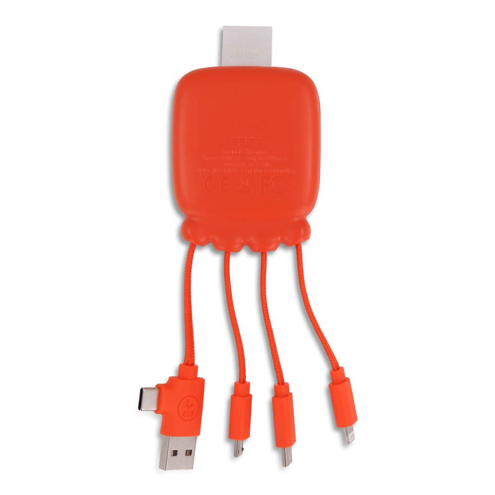 3192 | Xoopar Octopus Gamma 2 Powerbank met Bio Oplaadkabel 3000mAh 