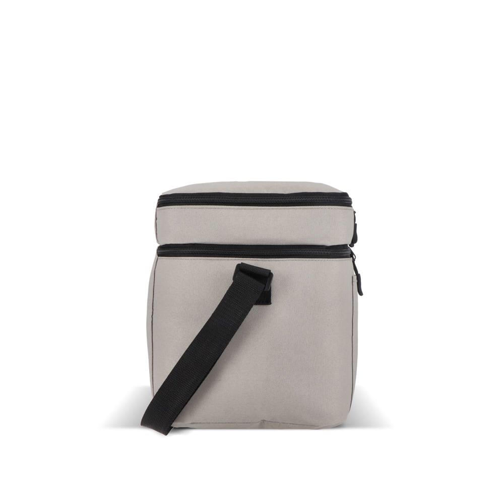 600D gerecycled PET koeltas met twee vakken 30 x 20 x 24 cm 12 L