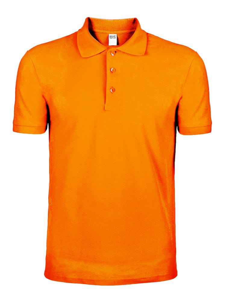 BS Evolution polo, 180 gr/m² - Safety Orange (PMS 804C)