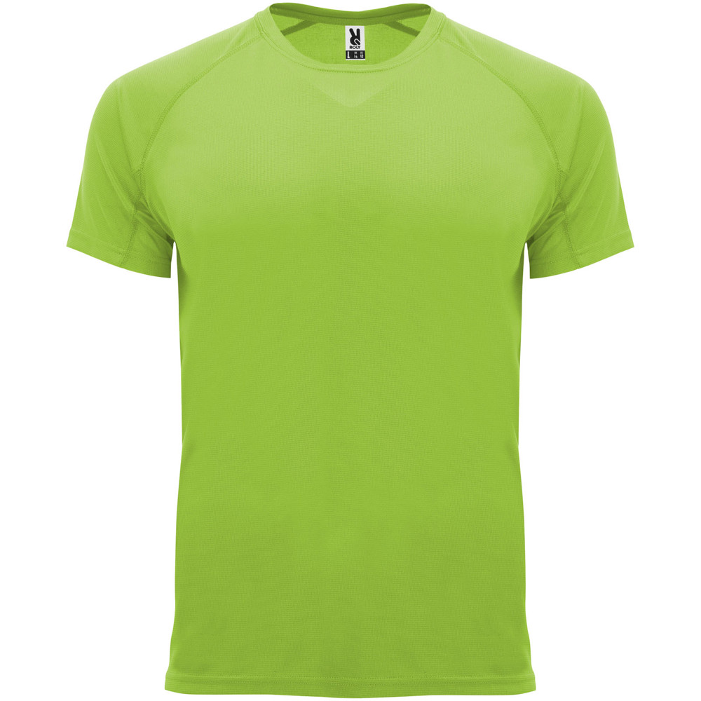 Bahrain 135 g/m² sportshirt met korte mouwen voor kinderen - Lime
