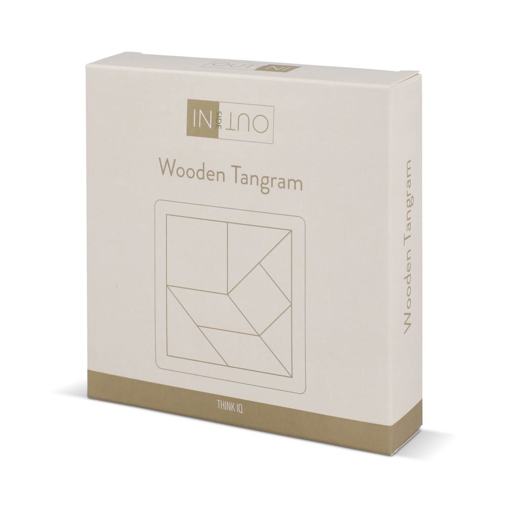 InSideOut Houten Tangram think IQ puzzle