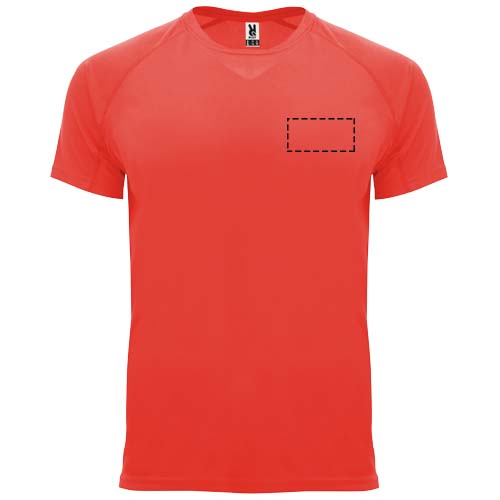 Bahrain 135 g/m² sportshirt met korte mouwen voor kinderen