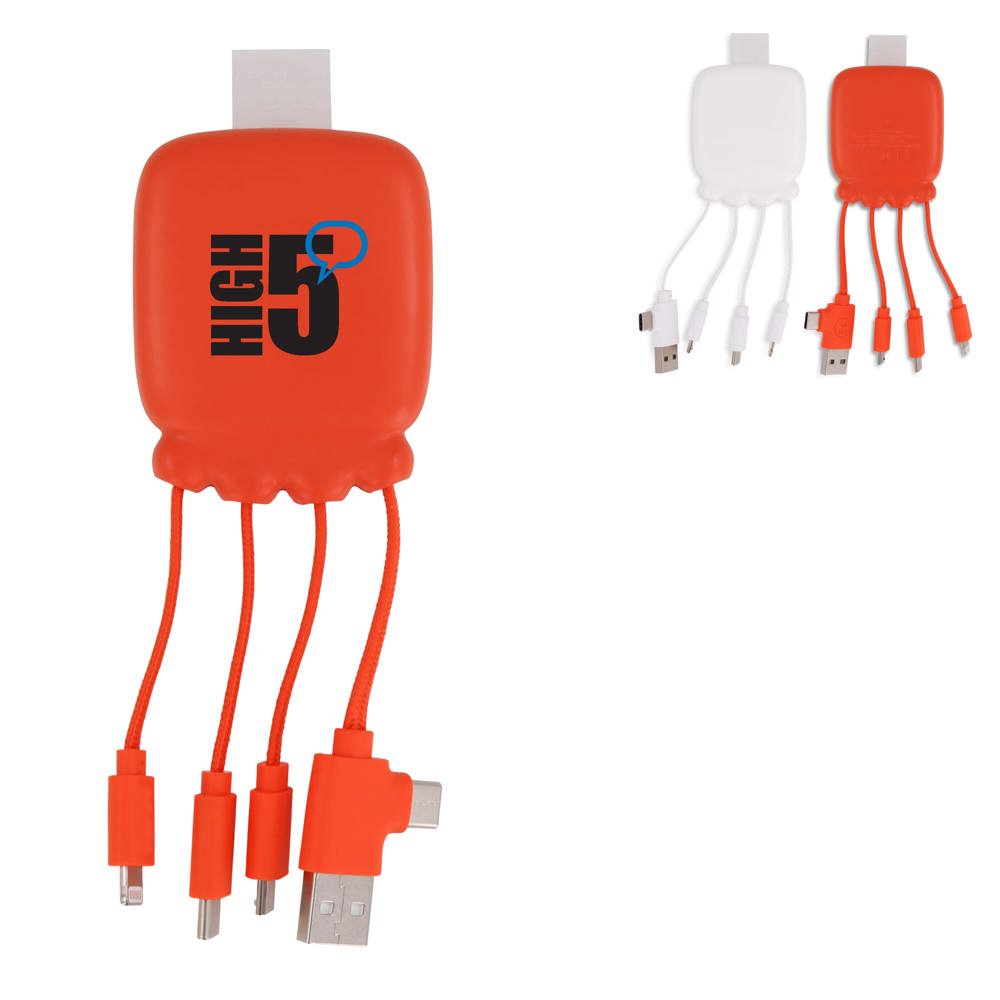 3192 | Xoopar Octopus Gamma 2 Powerbank met Bio Oplaadkabel 3000mAh