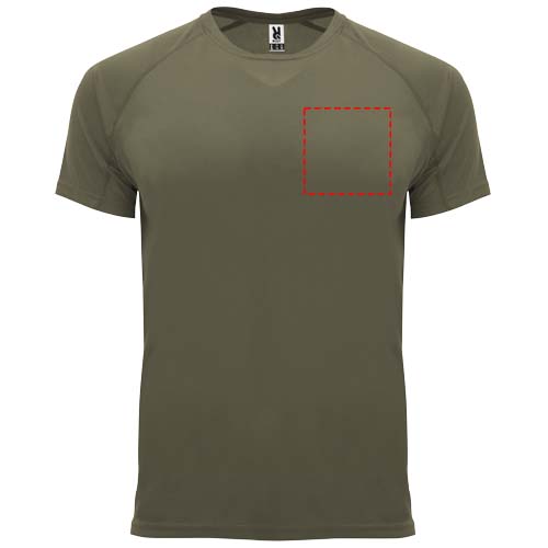 Bahrain 135 g/m² sportshirt met korte mouwen voor heren
