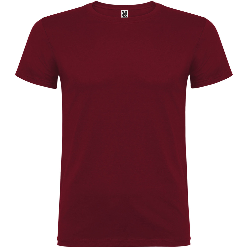 Beagle 155 g/m² herenshirt met korte mouwen - Granaat