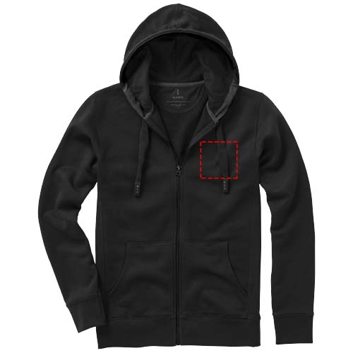 Arora 300 g/m² unisex hoodie met ritssluiting