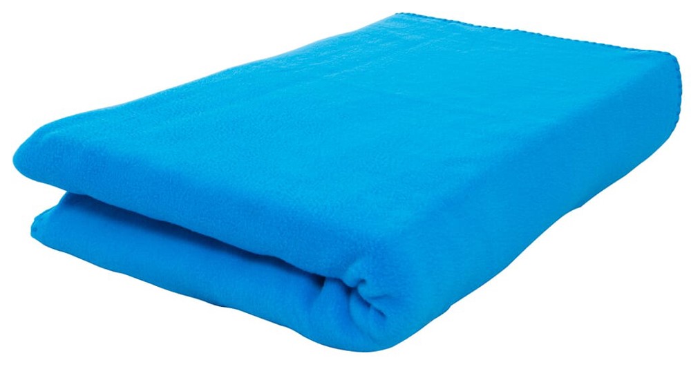 Nilton's Fleeceplaid 150x120 cm, 250 gr/m² - Middenblauw (2191C) / Middenblauw