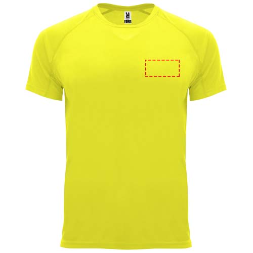 Bahrain 135 g/m² sportshirt met korte mouwen voor kinderen