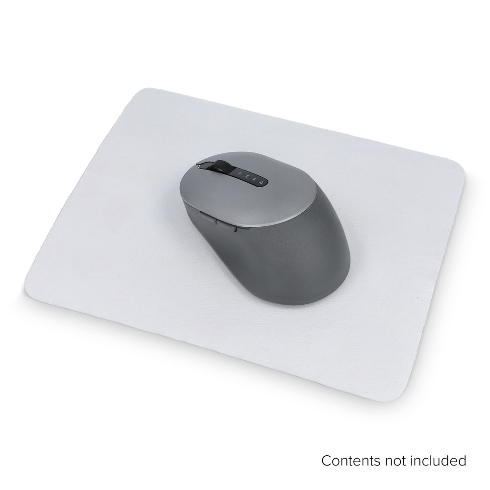 Microvezel muismat met siliconen nopjes 18x22cm (325g/m²) sublimatie