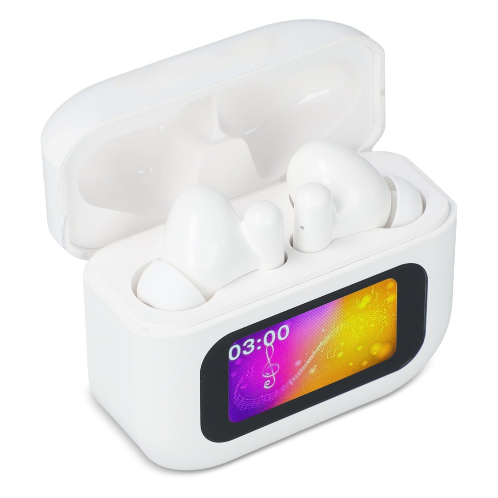 Draadloze ANC Oordopjes met touchscreen bediening - Wit