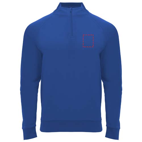 Epiro 200 g/m² sweatshirt met lange mouwen en kwartrits voor kinderen