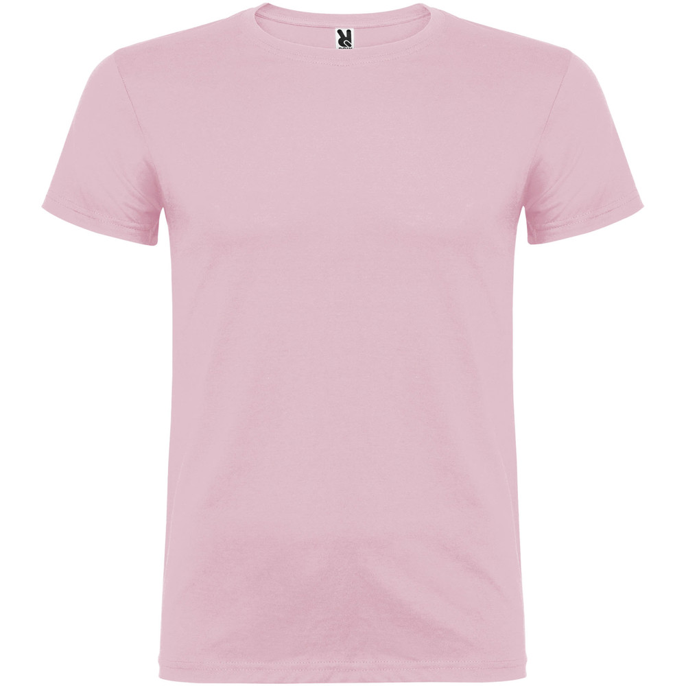 Beagle 155 g/m² herenshirt met korte mouwen - Lichtroze