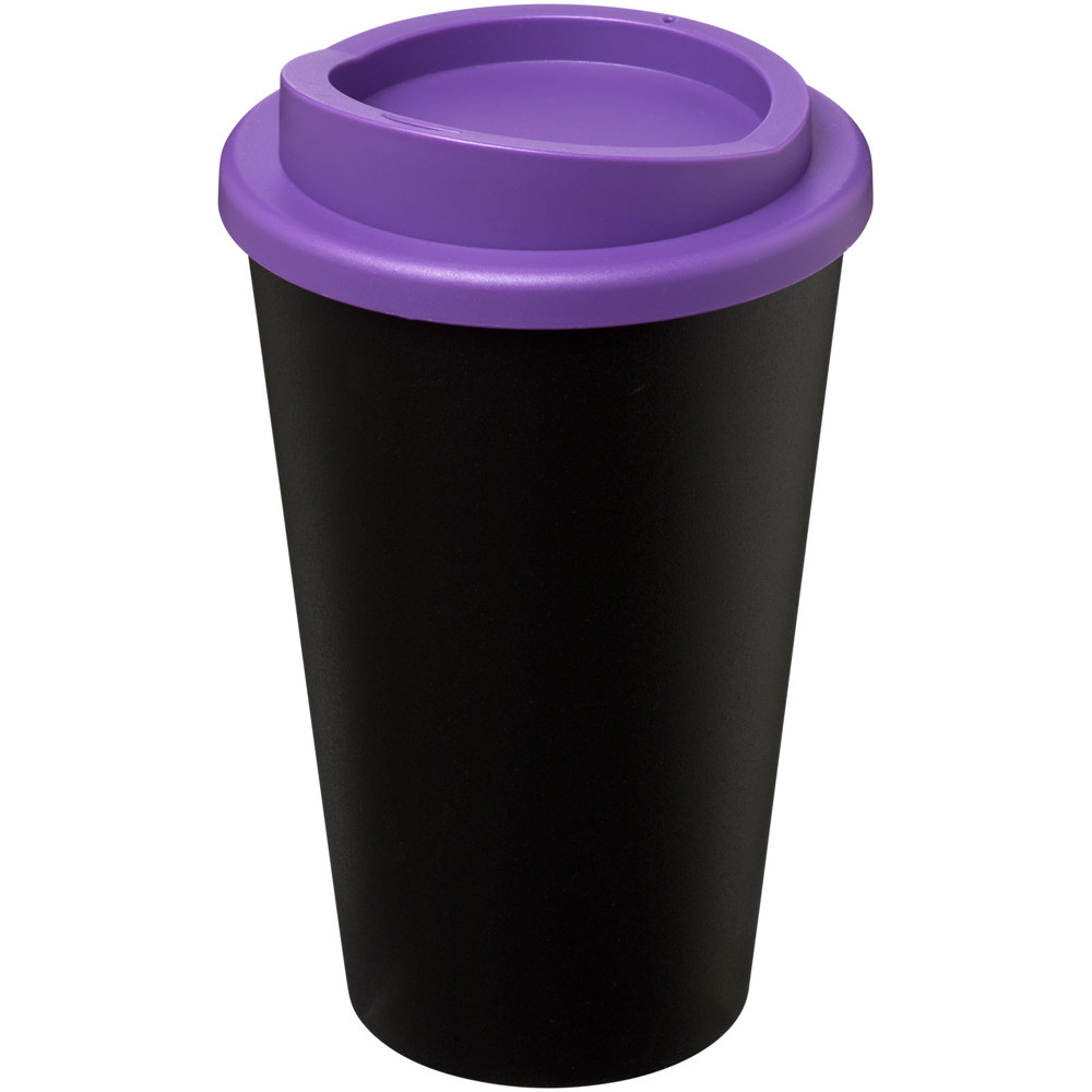 Americano® 350 ml geïsoleerde beker - Zwart, Paars