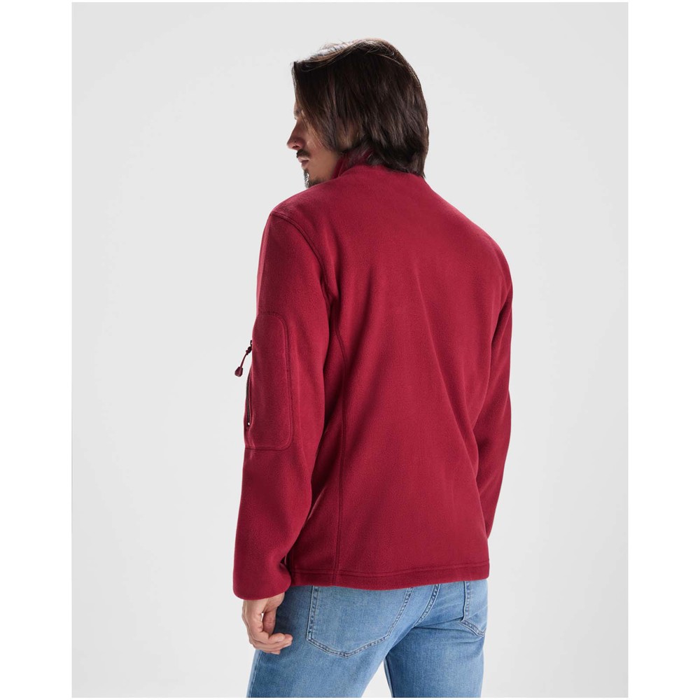 Luciane fleece herenjack met volledige rits
