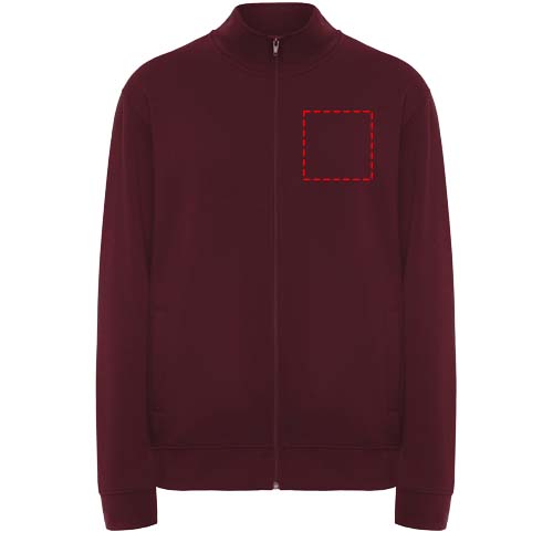 Ulan 280 g/m² unisex sweater met volledige rits