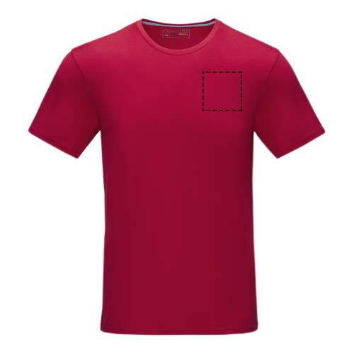 Azurite heren T-shirt met korte mouwen biologisch textiel