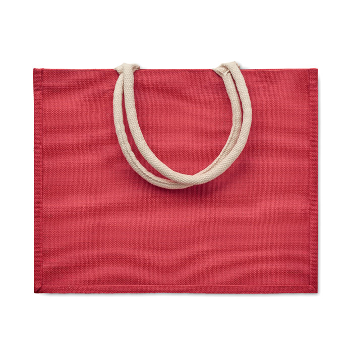AURA - Jute tas met katoenen hengsels