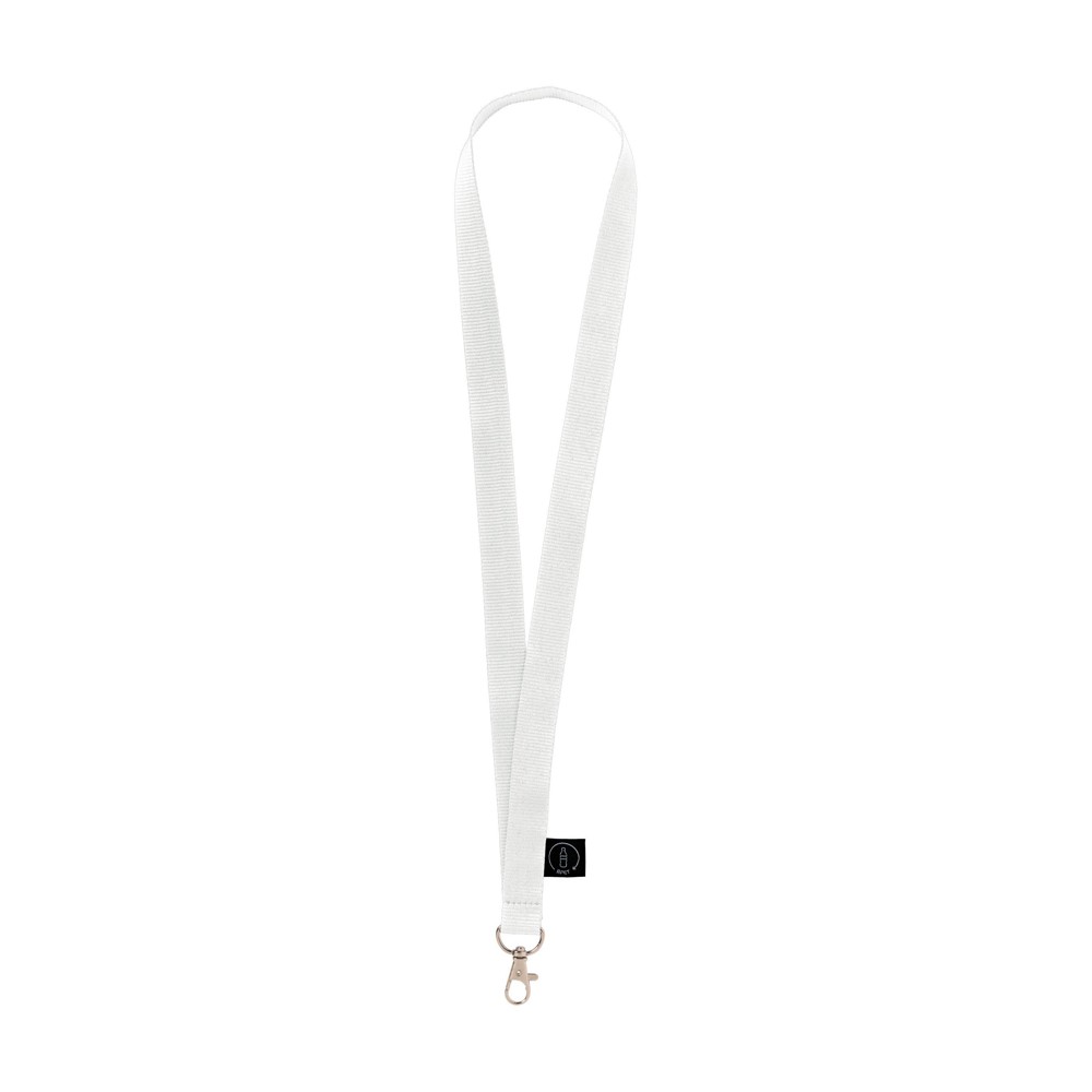 KeyCord Budget GRS RPET 2 cm - wit