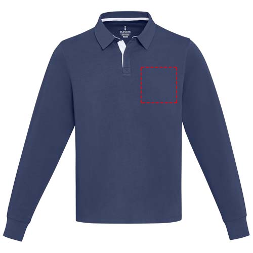 Clyde unisex organic rugbypolo sweatshirt 