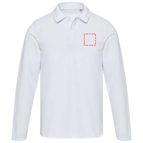 Apollo 245 g/m² uniseks poloshirt met lange mouwen