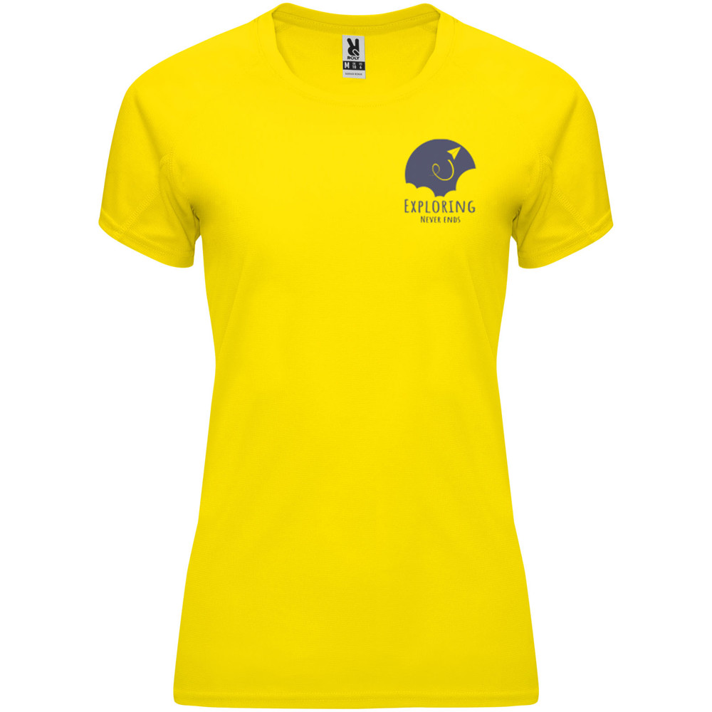 Bahrain 135 g/m² sportshirt met korte mouwen voor dames
