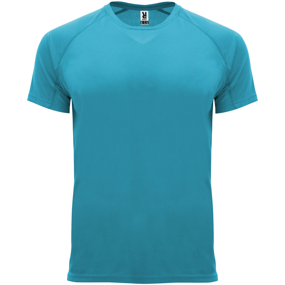 Bahrain 135 g/m² sportshirt met korte mouwen voor heren - Turkoois
