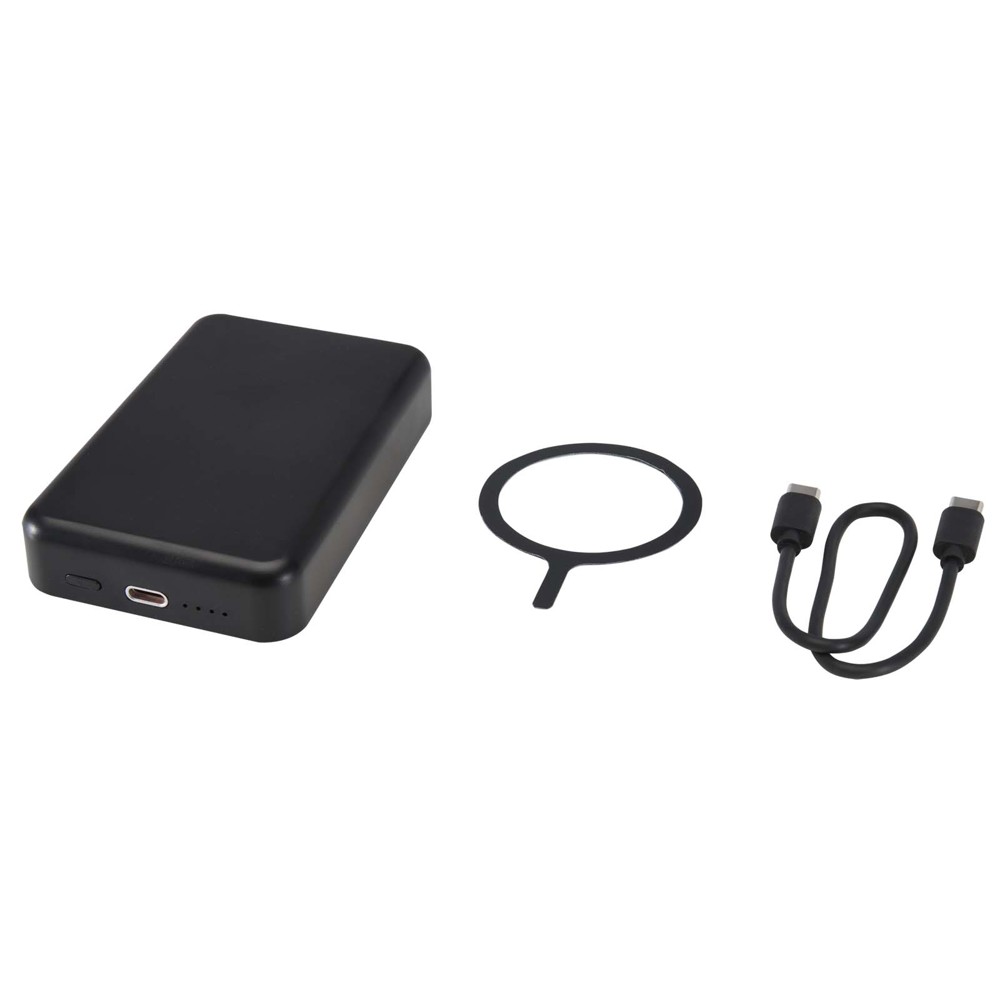 Acrab magnetische draadloze powerbank van 10.000 mAh 15 W met 20 W PD van gerecycled plastic
